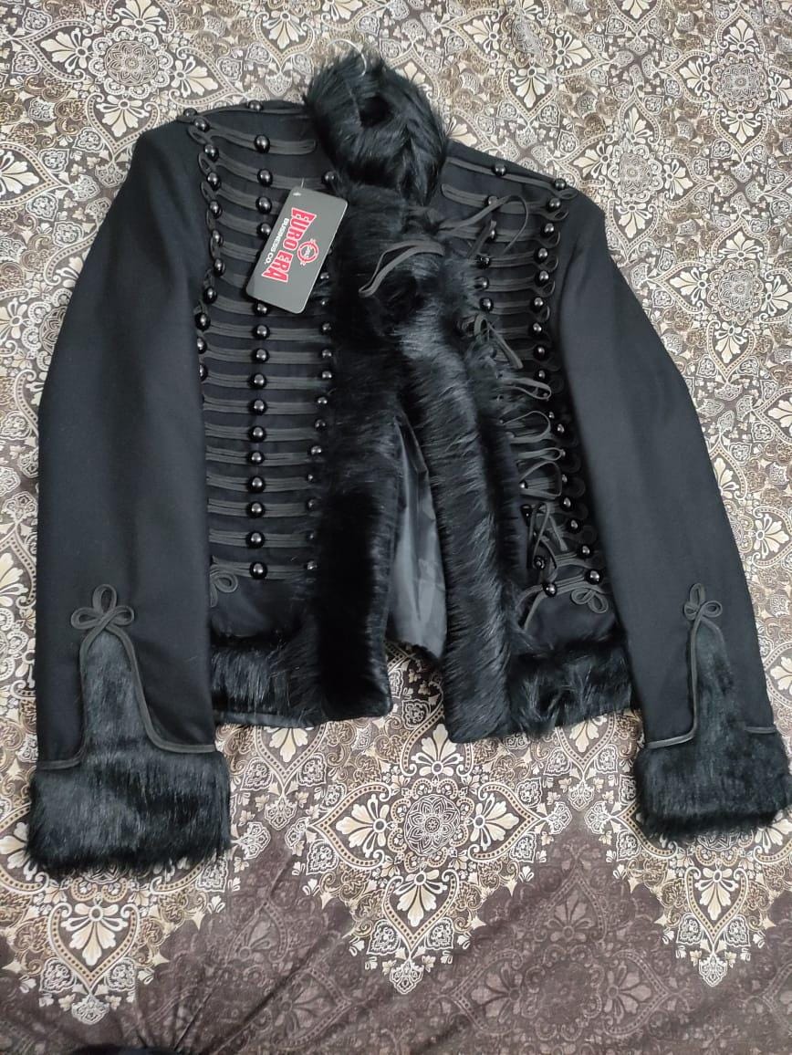 Napoleonic 18th century Brunswick Officer Hussars Pelisse Tunic Jacket
