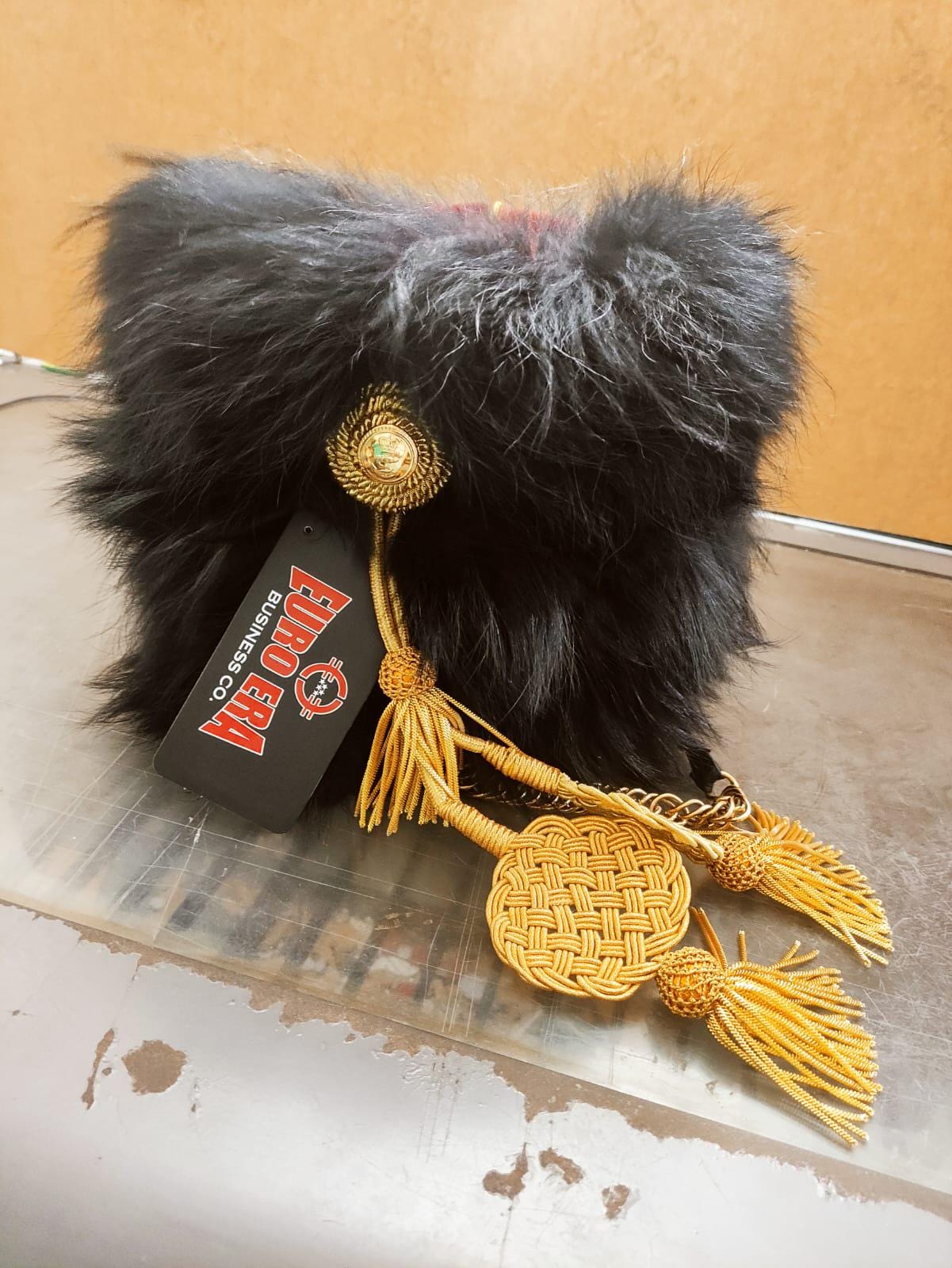 Napoleonic Hussar Guard Busby Cap: Leather Colback, Horse Hunter