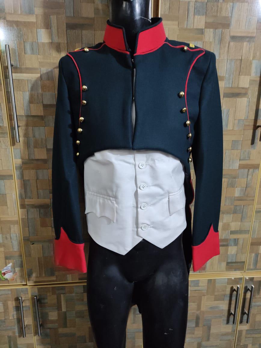 Napoleonic French General Frock Coat & Waistcoat: 1st Empire Style