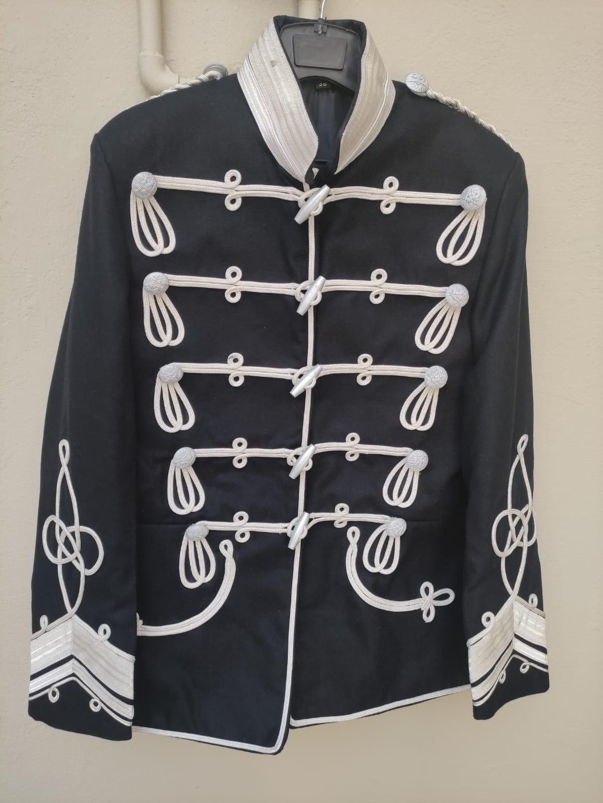Prussian Hussar Attila Tunic Jacket: Napoleonic Military Coat