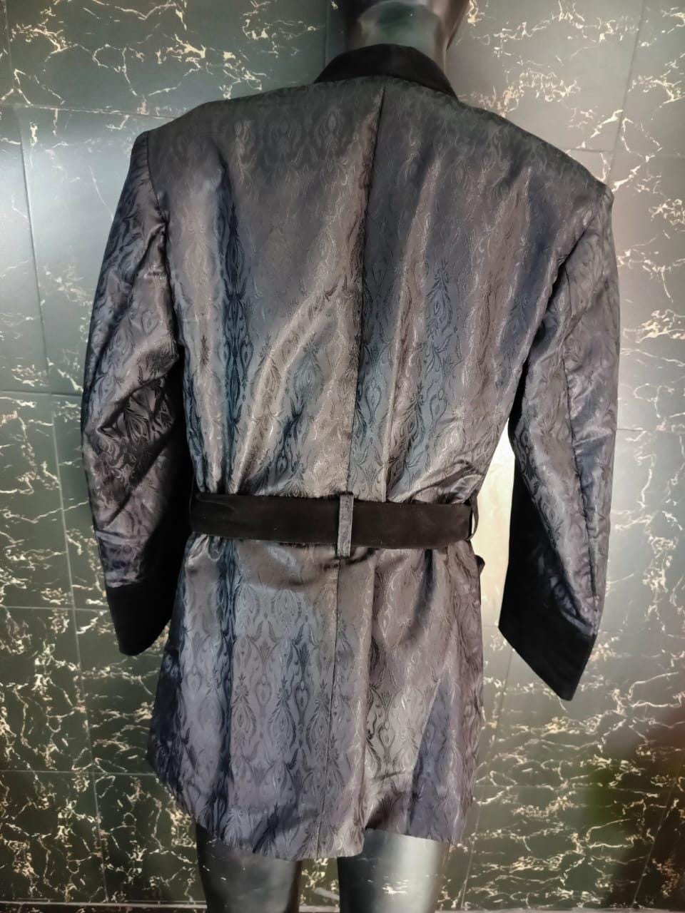 New Smoking Robe Coat Jacket Wedding Party Wear Robe Smoking COAT | Soft robe for men | Lounge wear | Gift for him | Men's nightwear