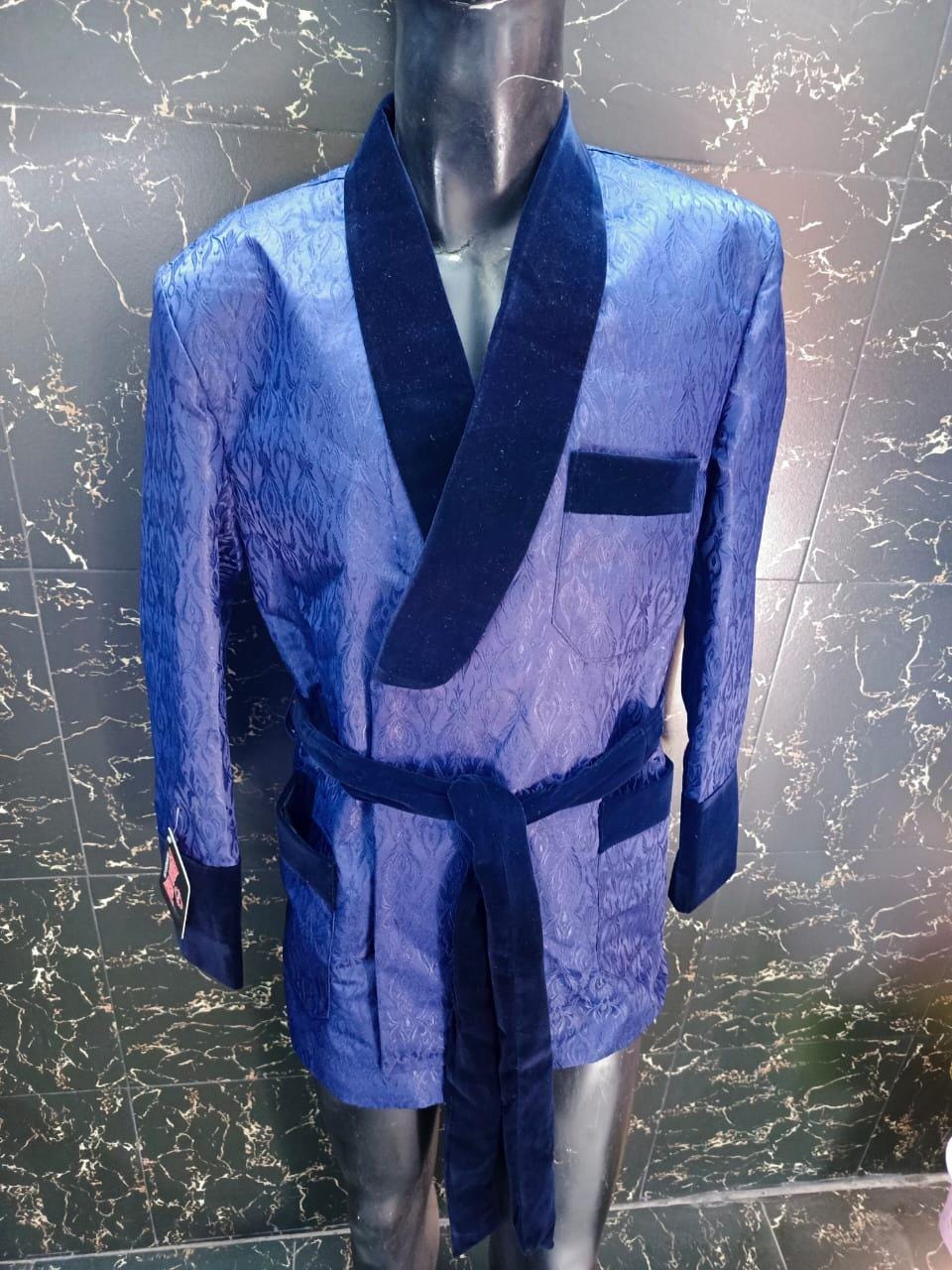 New Smoking Robe Coat Jacket Wedding Party Wear Robe Smoking COAT | Stylish Relaxation Robe | Luxury Lounge Wear | Elegant Gift for Him