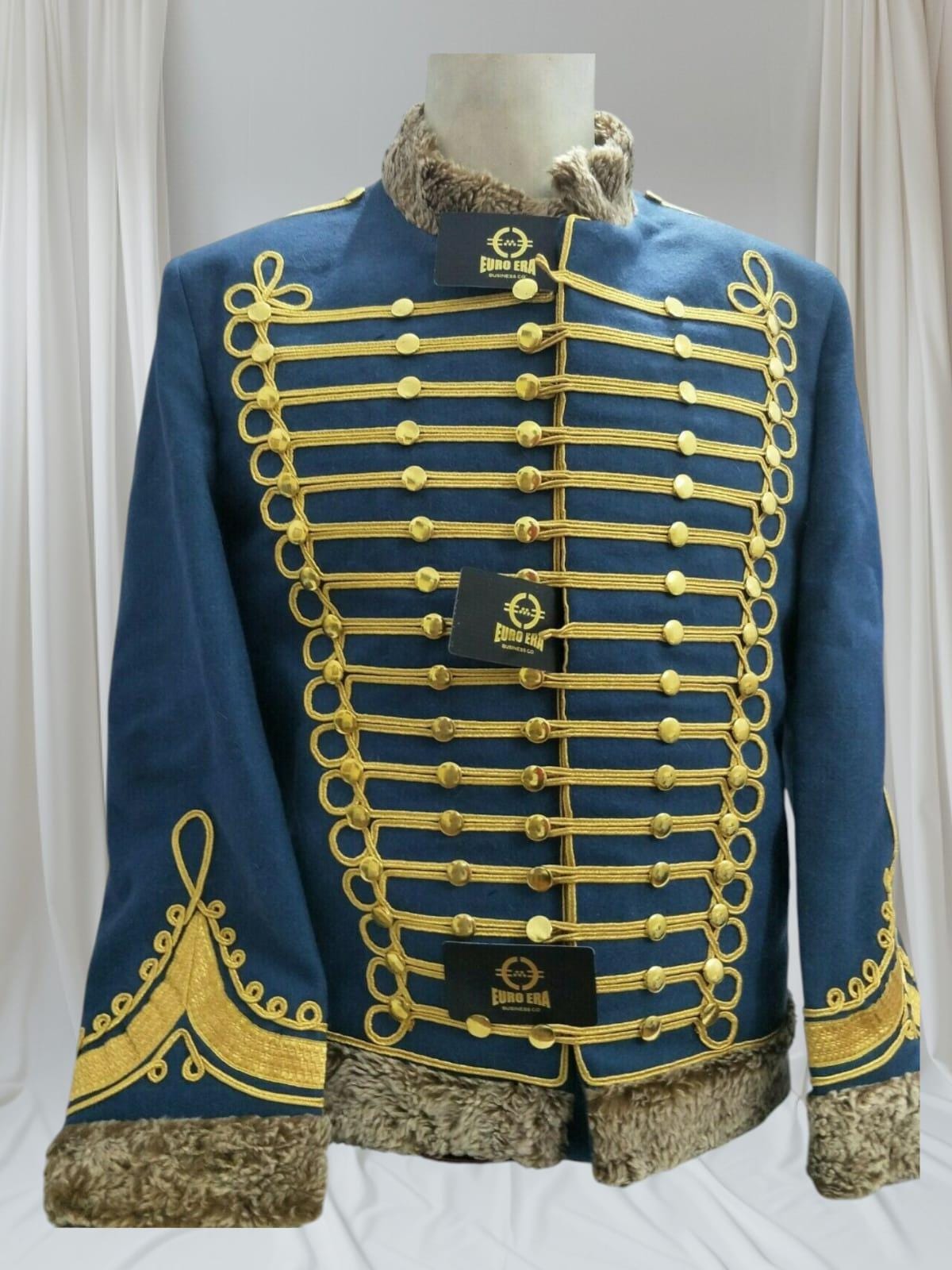 Napoleonic ceremonial officer Tunic Pelisse Jackett\ | Historical Military Reenactment Costume | Regency Era Inspired Outerwear