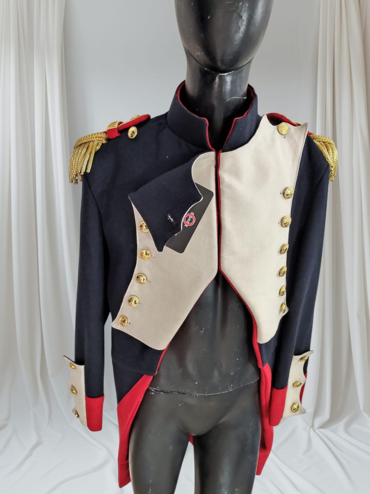 Napoleonic French Imperial Guard Officer Frock Coat: Historical Military Uniform