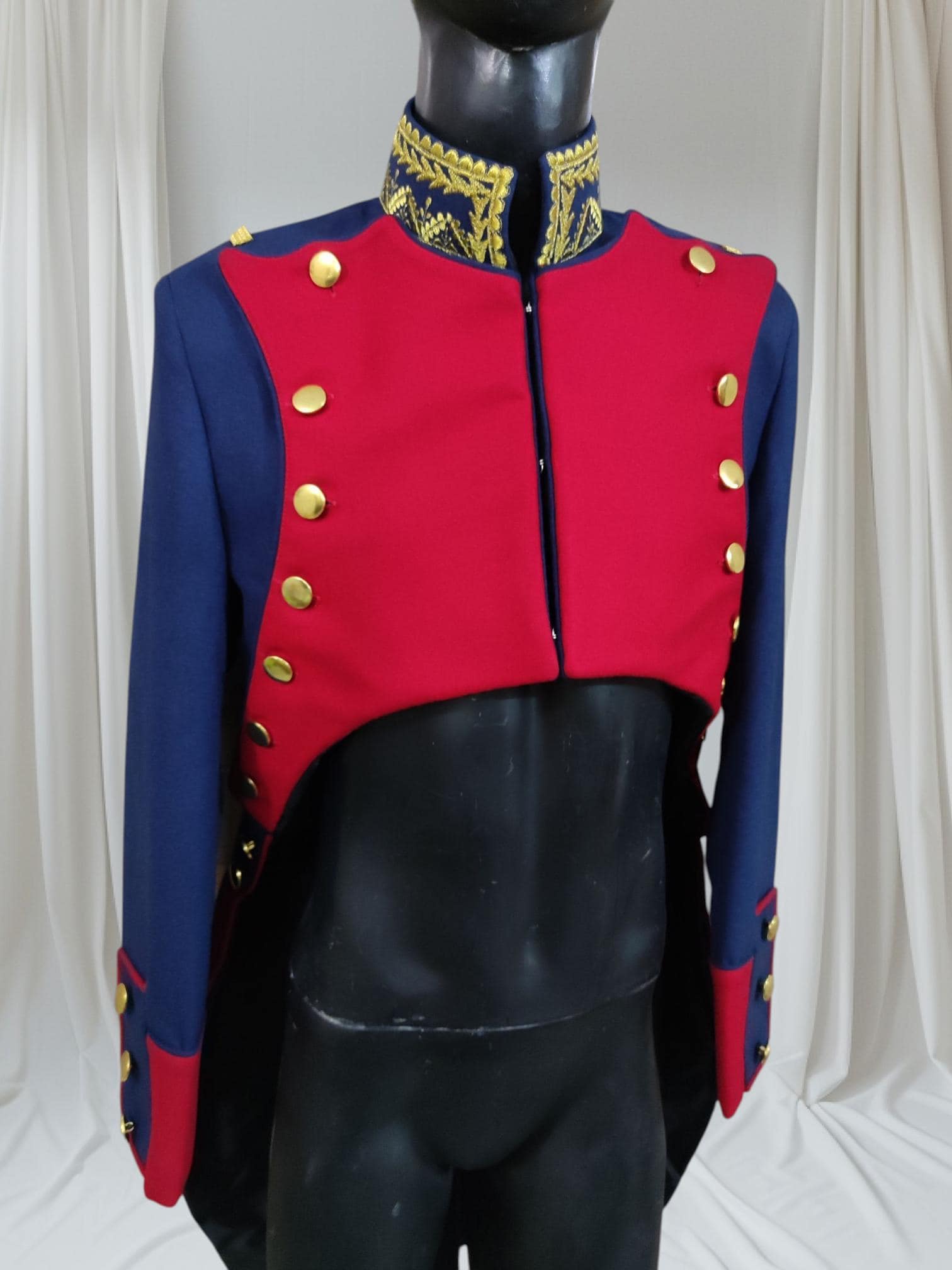 Napoleonic Prussian Dragoon Long Coat: Historical Reenactment Uniform