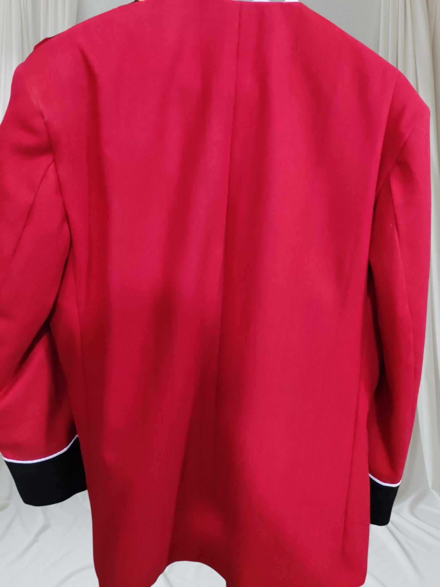 Napoleonic Steampunk Ceremonial Officer Hussars Parade Jacket: Military Uniform Coat with Epaulette