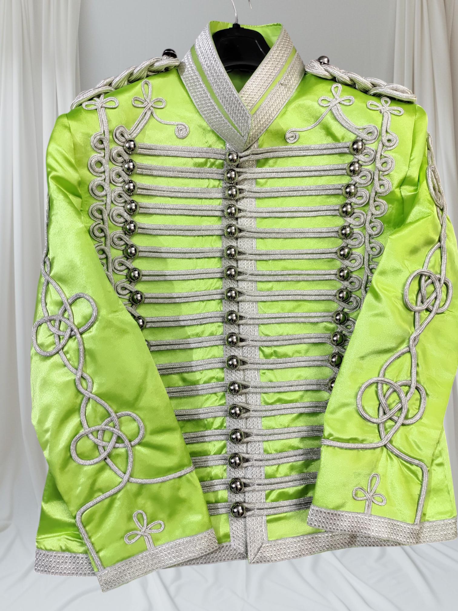 Napoleonic Hussars Ceremonial parade Jacket: Military coat with Aiguillette & Epaulette