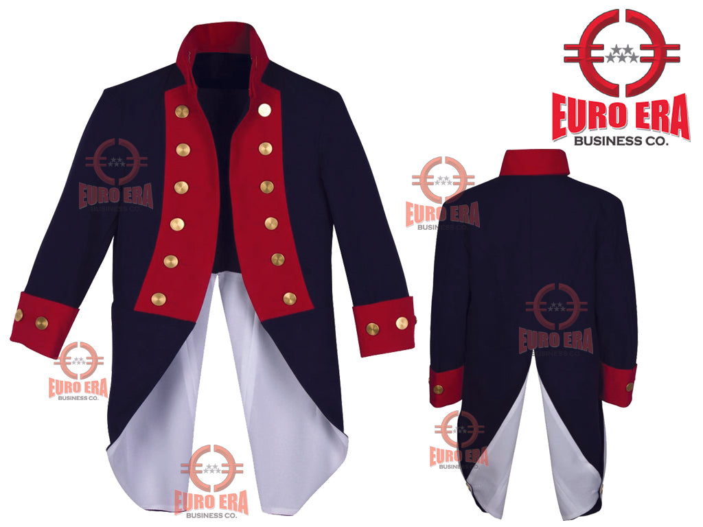 Revolutionary War British Military Officer Frock Coat