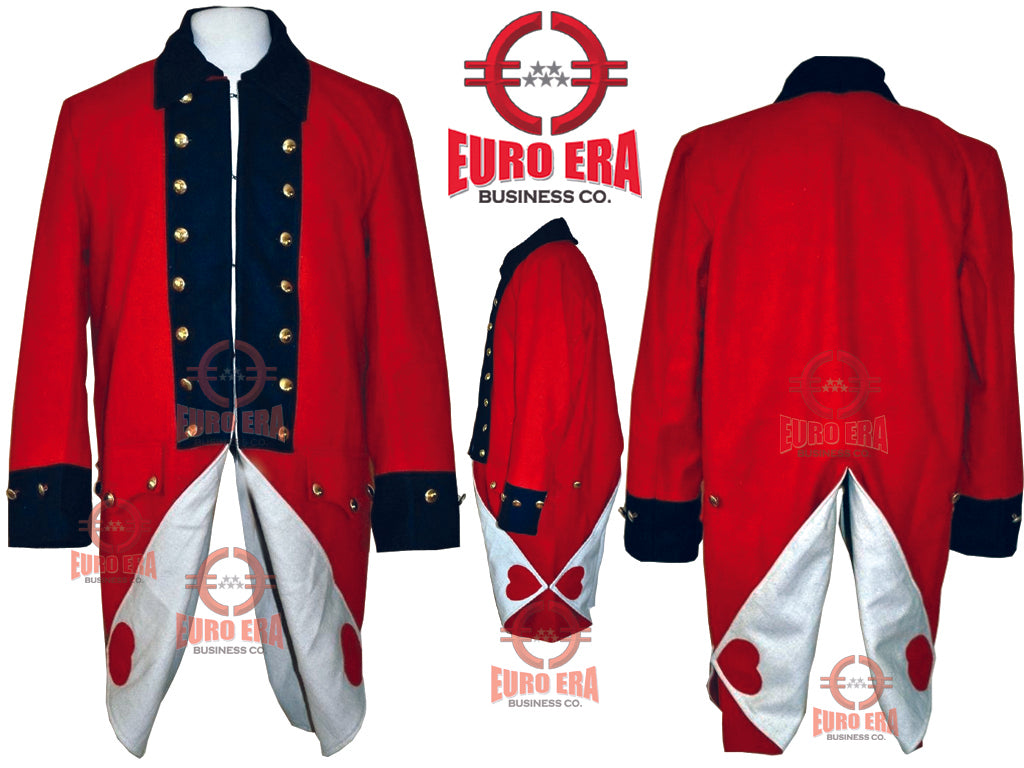 Revolutionary War British Military Officer Captain Frock Coat