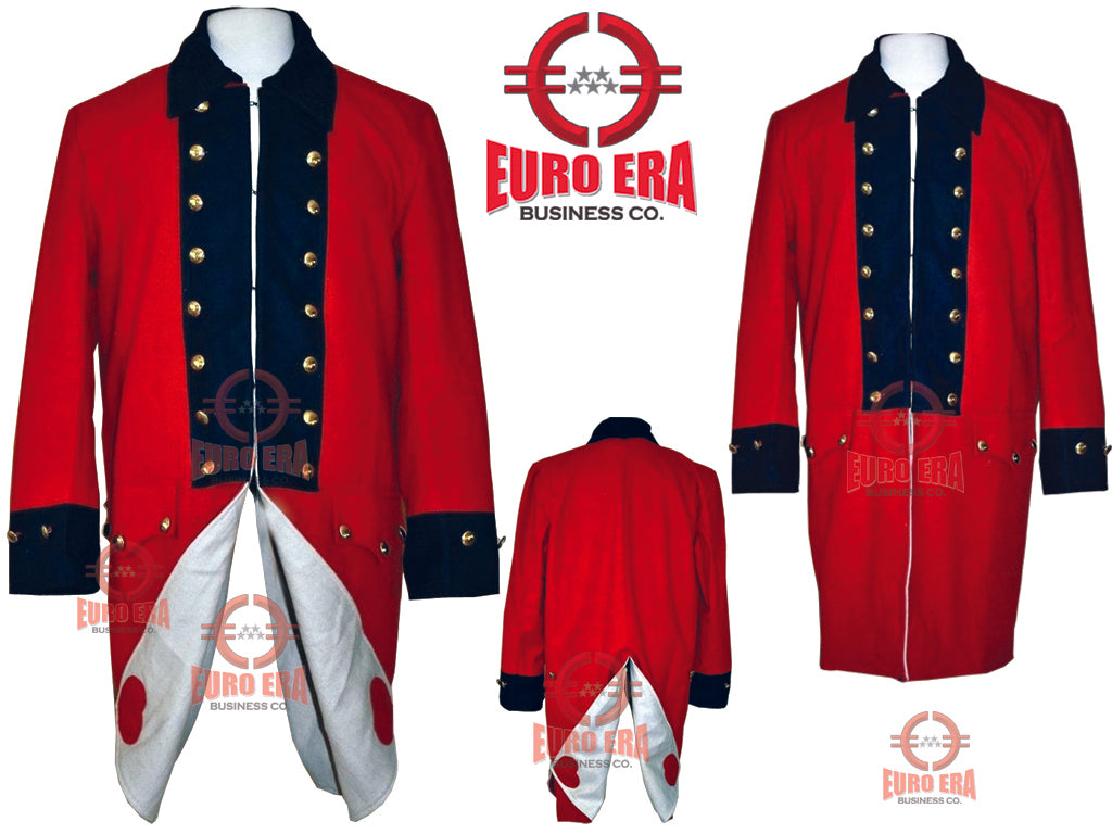 Revolutionary War British Military Officer Captain Frock Coat