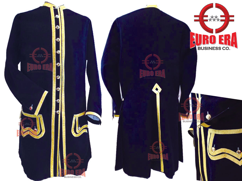 Revolutionary War Military Officer Naval Captain Frock Coat & Vest