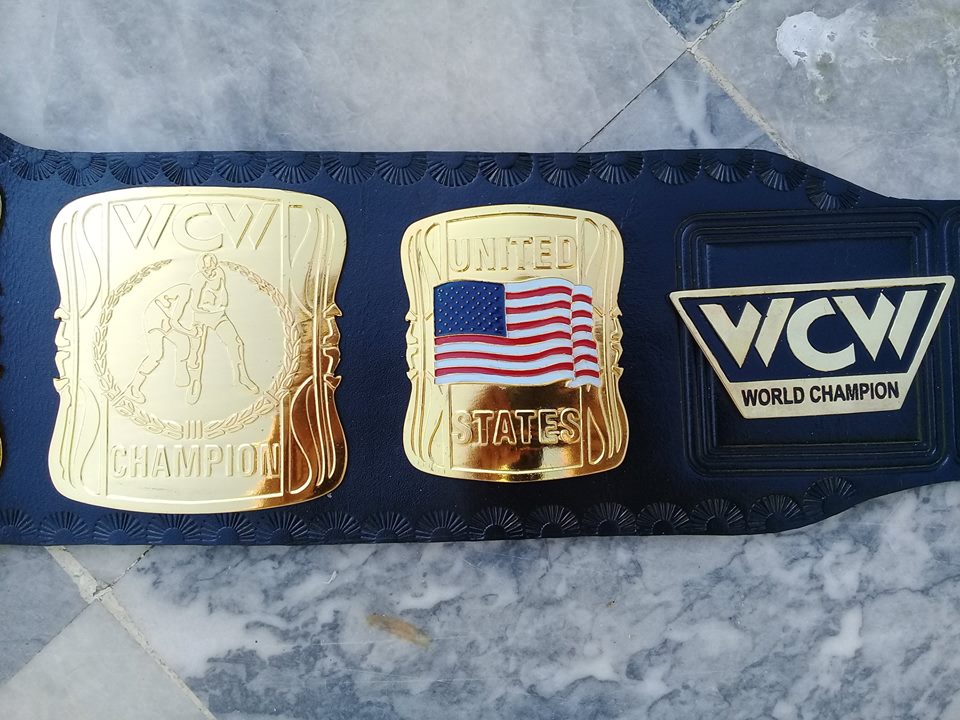 New WCW World United States Wrestling Championship belt