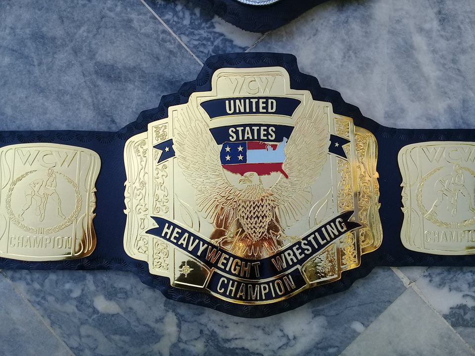 New WCW World United States Wrestling Championship belt