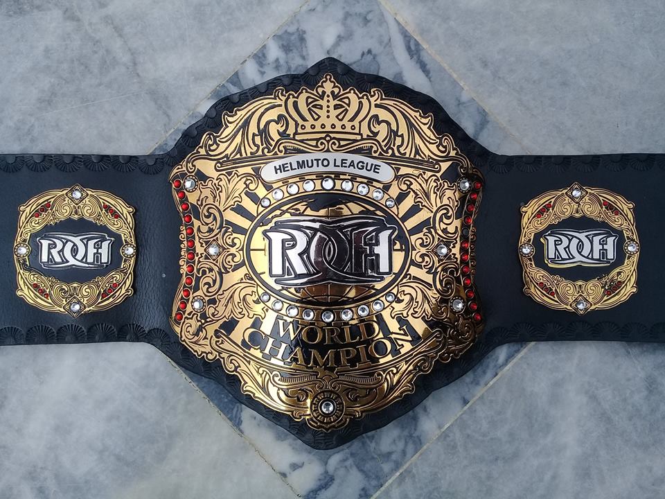 New ROH Ring Of Honor World Heavyweight Wrestling championship belt