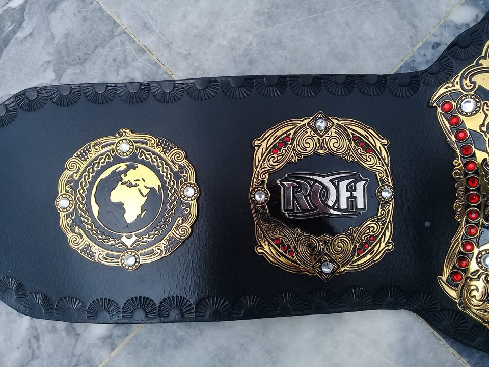 New ROH Ring Of Honor World Heavyweight Wrestling championship belt