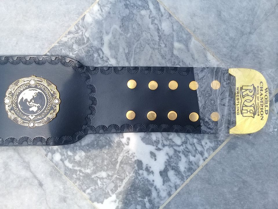 New ROH Ring Of Honor World Heavyweight Wrestling championship belt