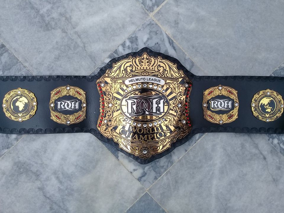 New ROH Ring Of Honor World Heavyweight Wrestling championship belt
