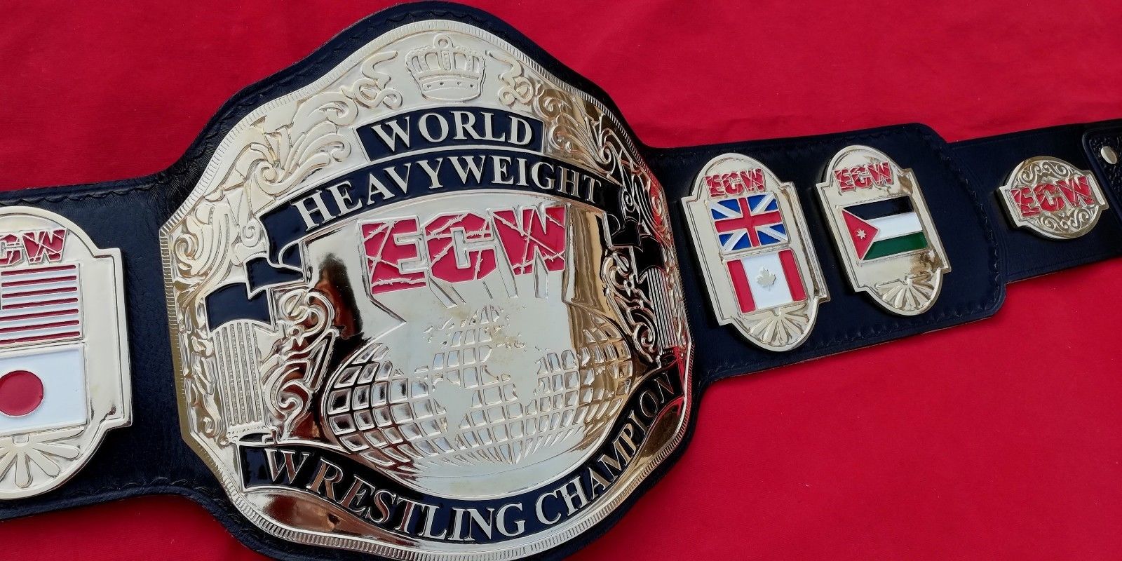New ECW World Heavyweight Wrestling Championship belt