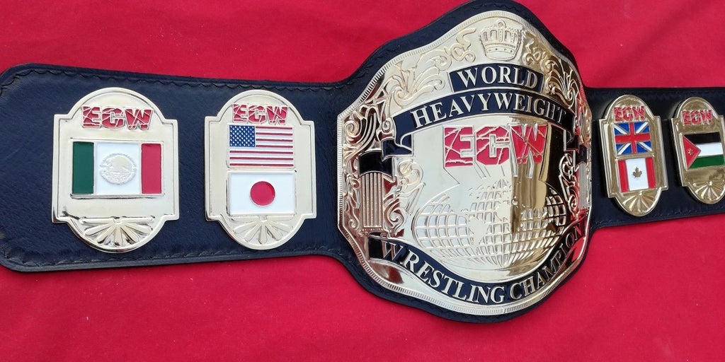 New ECW World Heavyweight Wrestling Championship belt