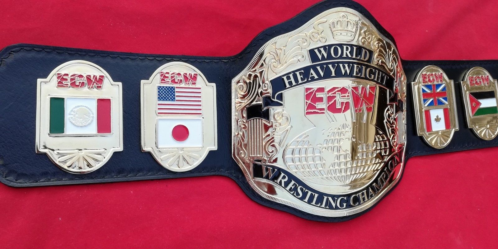 New ECW World Heavyweight Wrestling Championship belt