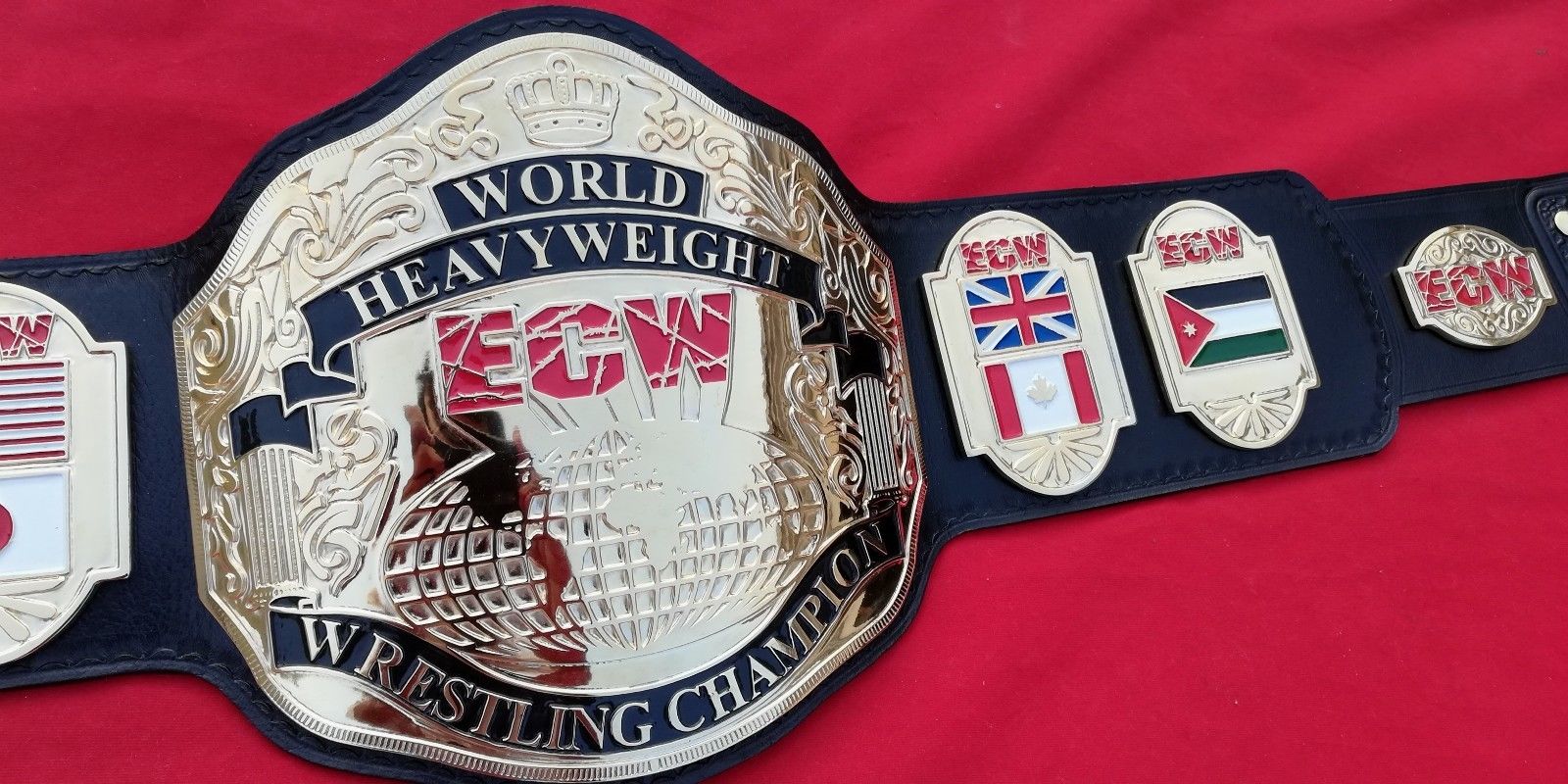 New ECW World Heavyweight Wrestling Championship belt