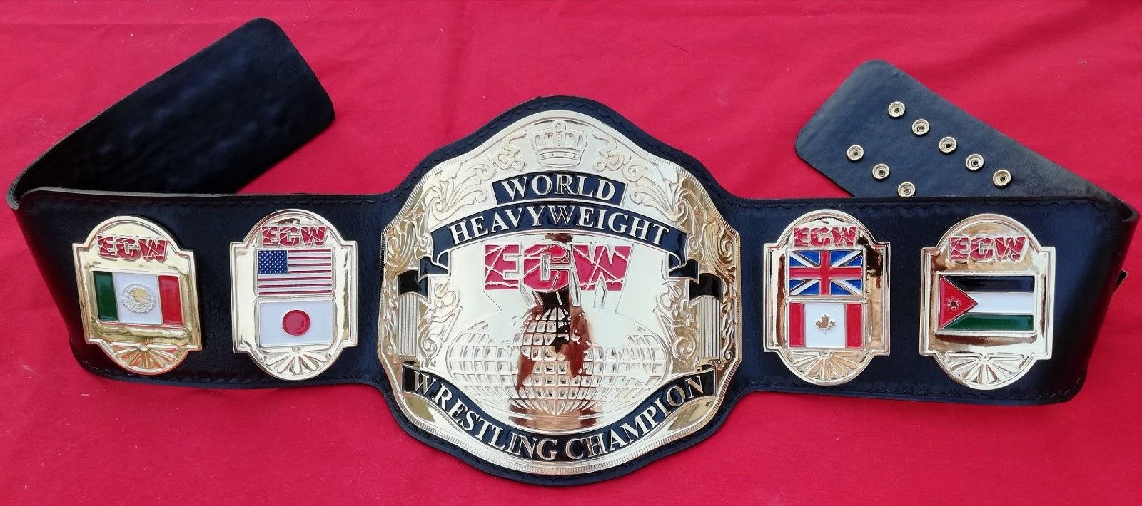 New ECW World Heavyweight Wrestling Championship belt