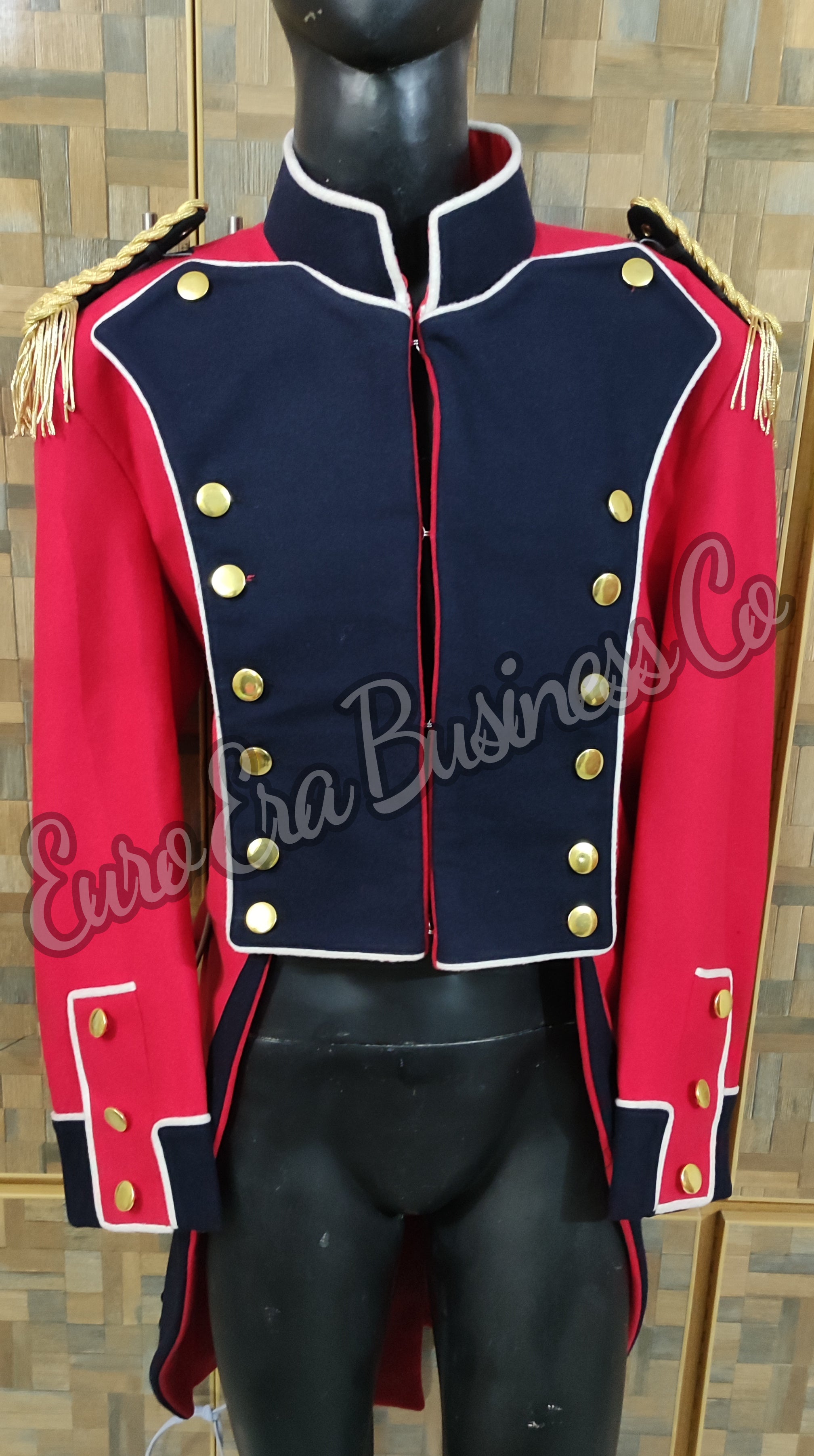 Prussian Dragoon Officer Frock Coat Jacket & Epaulette