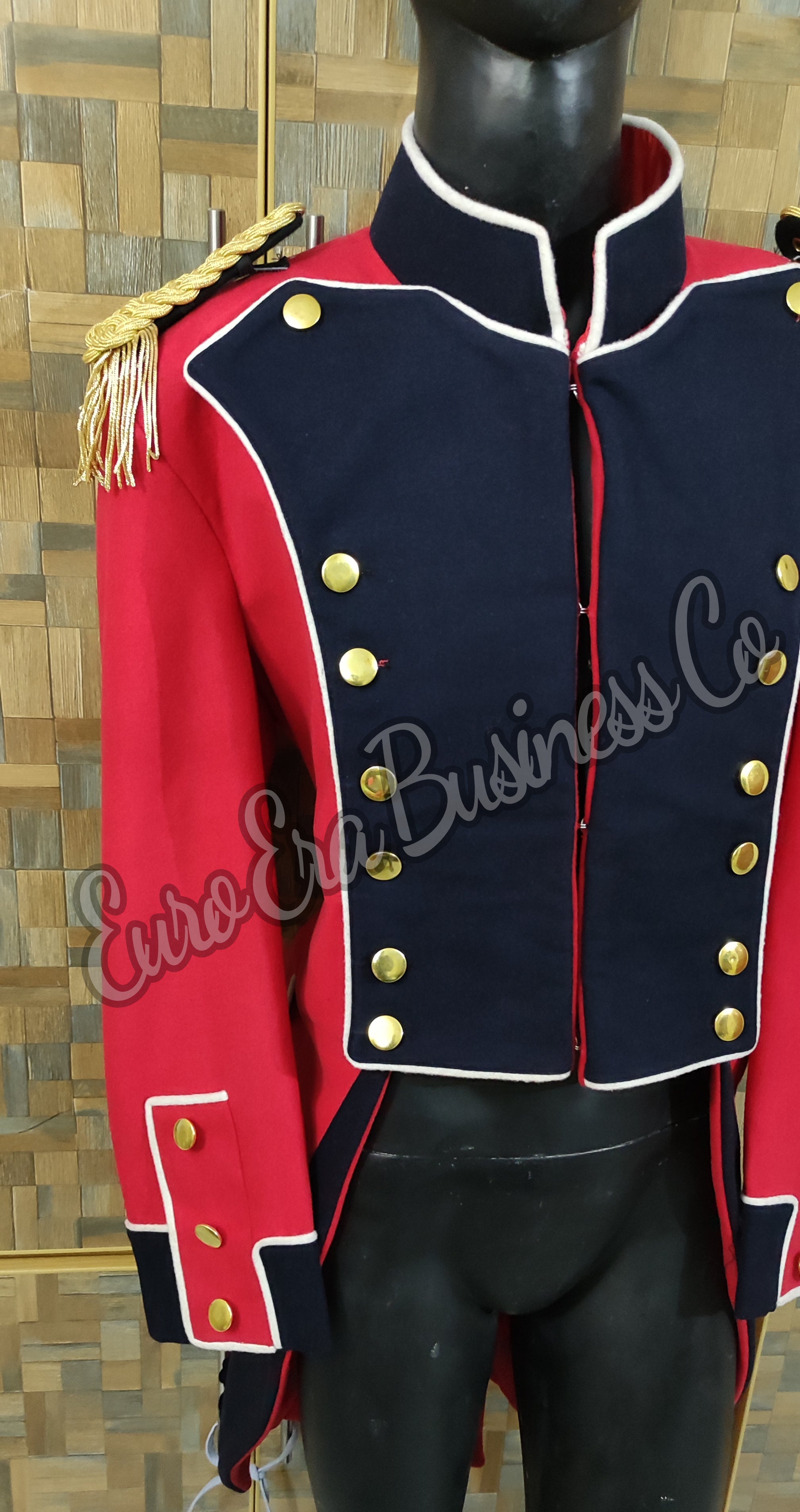 Prussian Dragoon Officer Frock Coat Jacket & Epaulette