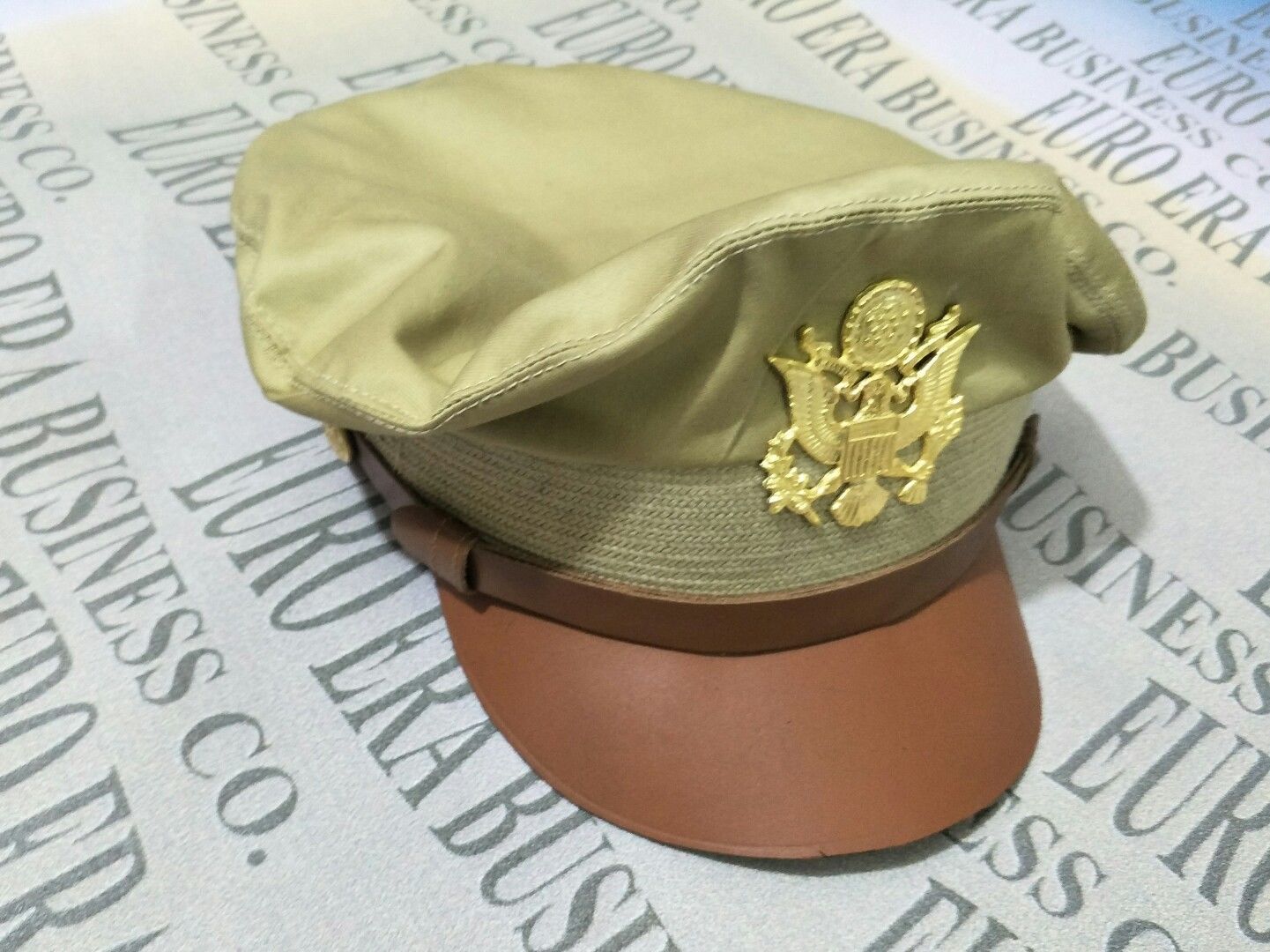 WW2 US Army Crusher Hat, WWll US Army Air Corps Cap
