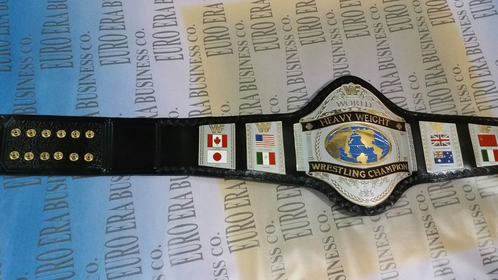 New WWF Hulk Hogan 1984 WORLD HEAVYWEIGHT Championship Belt