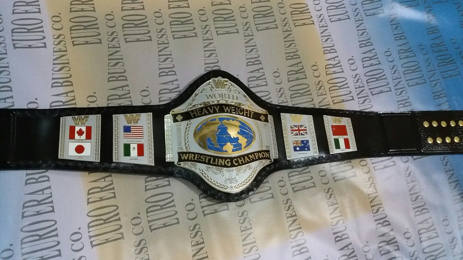 New WWF Hulk Hogan 1984 WORLD HEAVYWEIGHT Championship Belt
