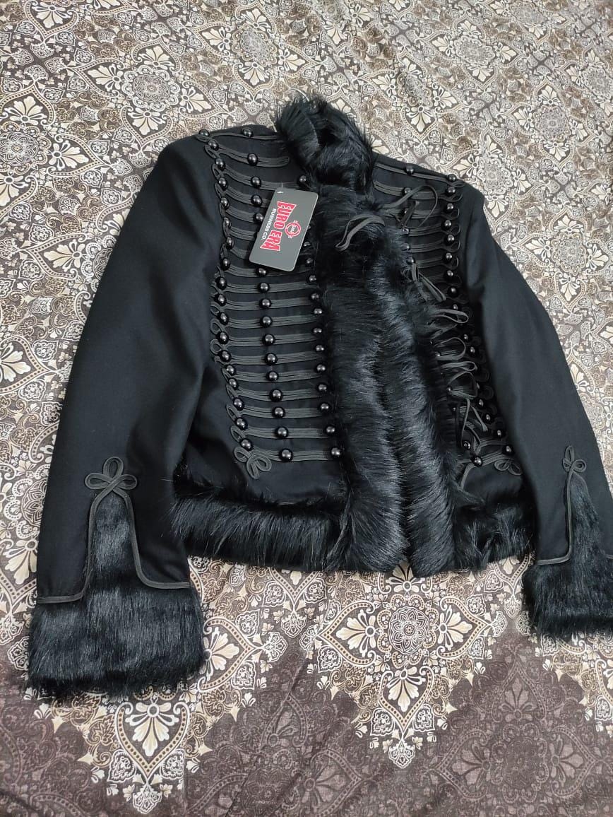 Napoleonic 18th century Brunswick Officer Hussars Pelisse Tunic Jacket