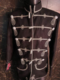 Prussian Hussars Wool Tunic: Napoleonic Era Officer Jacket