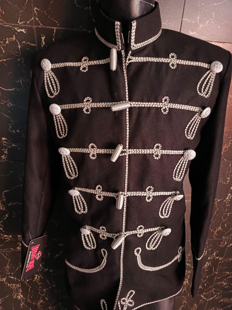 Prussian Hussars Wool Tunic: Napoleonic Era Officer Jacket