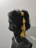 Napoleonic Hussar Guard Busby Hat: Leather Colback, Horse Hunter