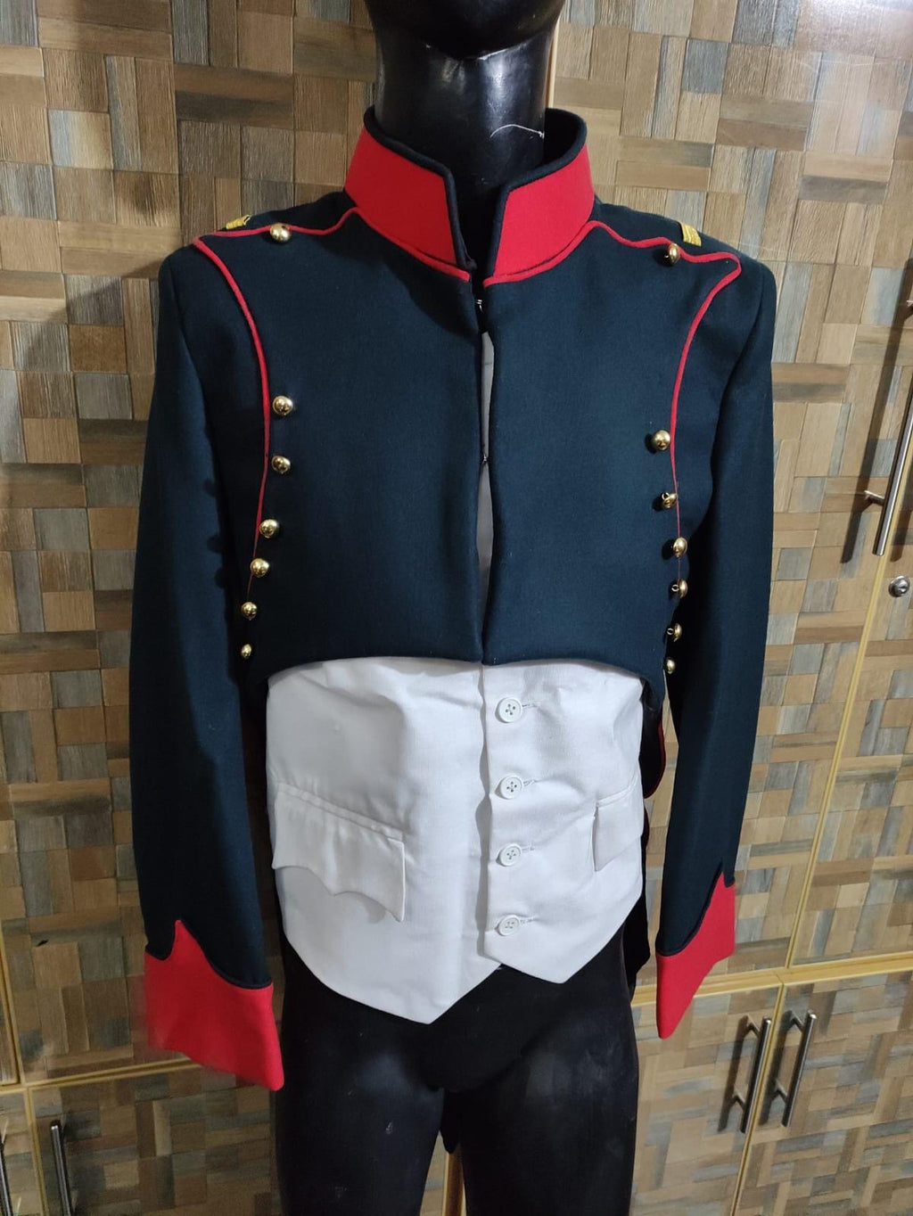 Napoleonic French General Frock Coat & Waistcoat: 1st Empire Style