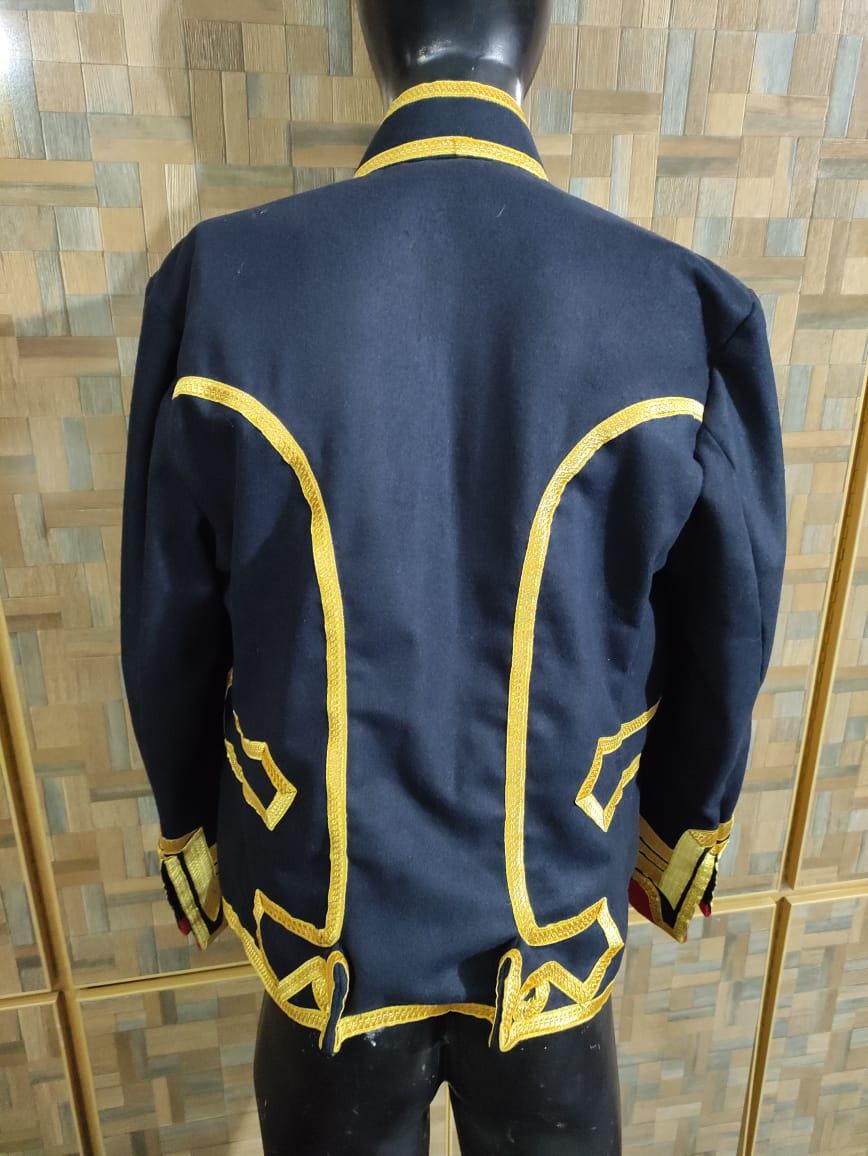 Napoleonic Hussars Wool Tunic Jacket: French Horse Hunter Guards Officer