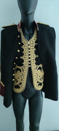 Napoleonic Jimi Hendrix Style Hussars Wool Jacket & Waistcoat