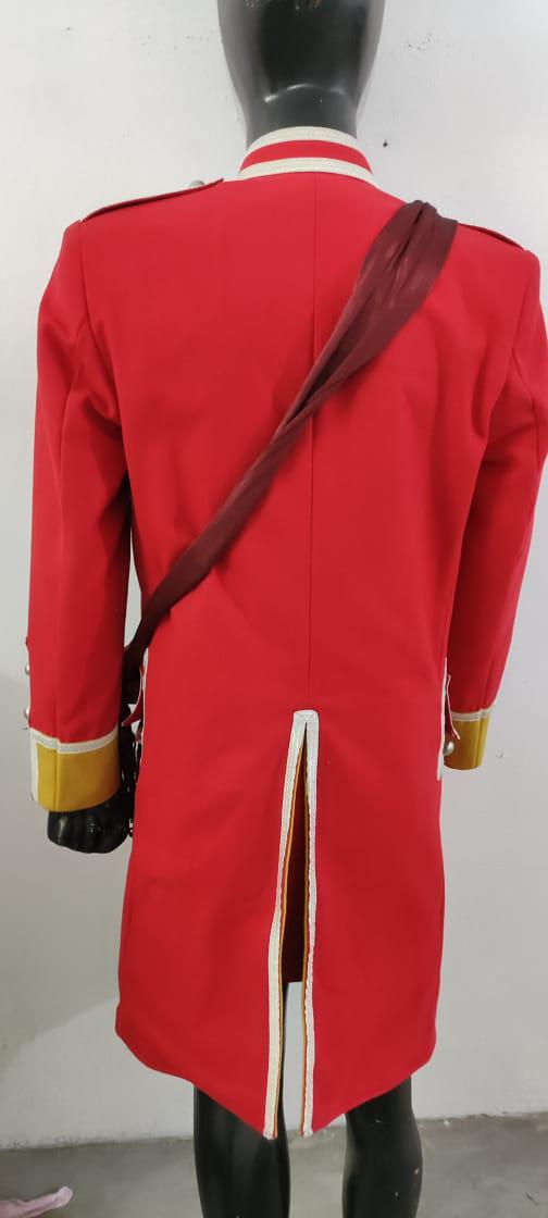 Napoleonic British General Wool Frock Coat & Waistcoat: Revolutionary War Era