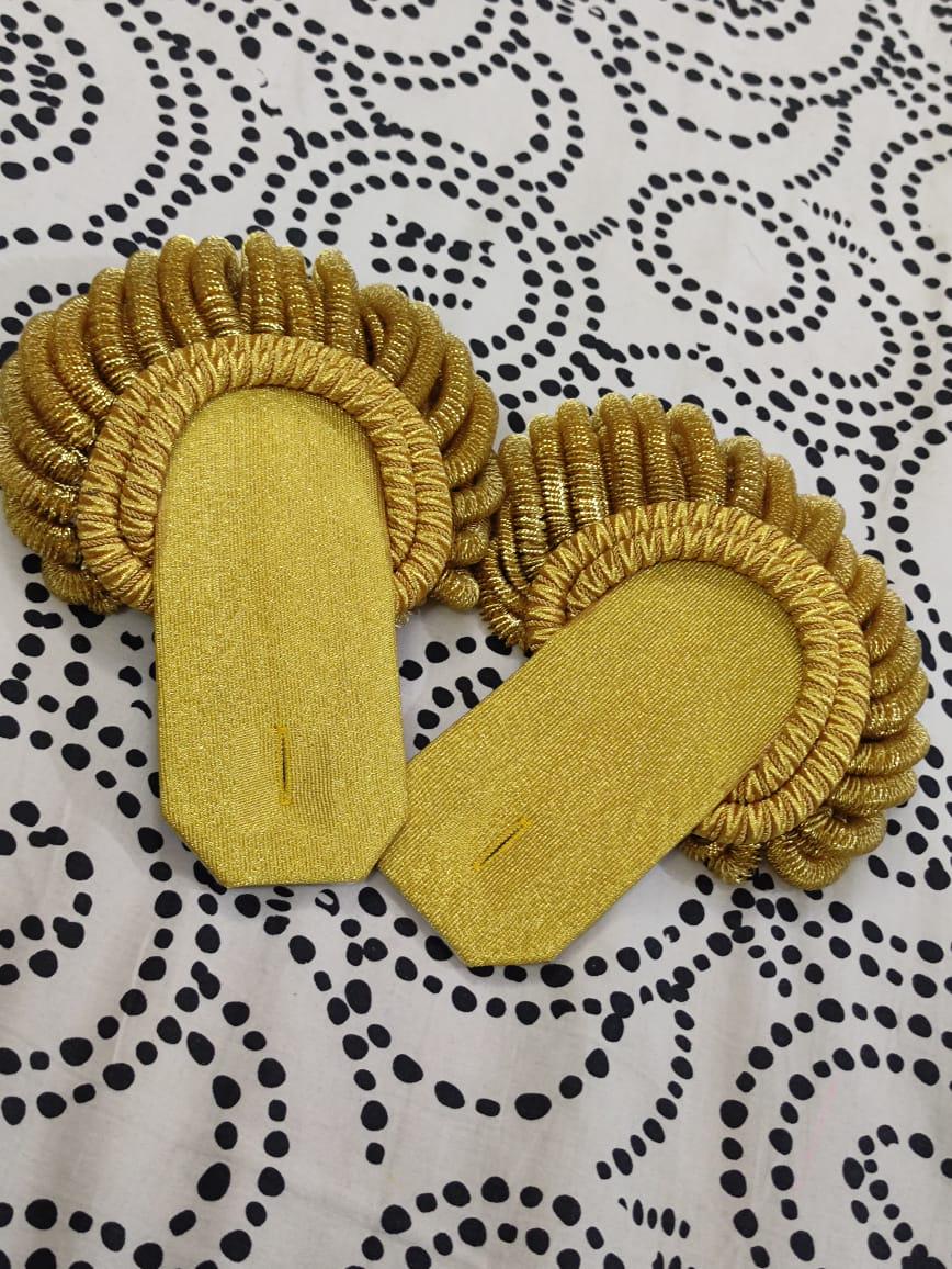 Napoleonic General Officer Epaulette: Gold Fringe, 18th Century Military