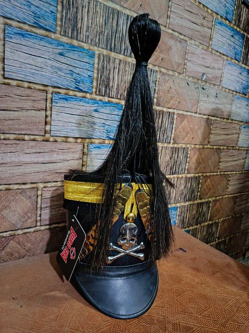 18th Century General Officer Bicorn Hat: Gold Braid, Wool