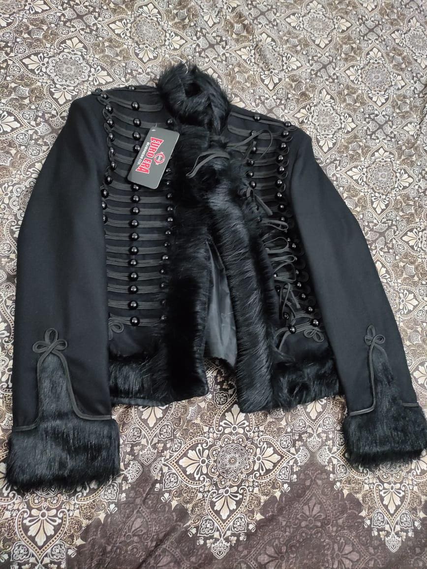 Napoleonic 18th century Brunswick Officer Hussars Pelisse Tunic Jacket