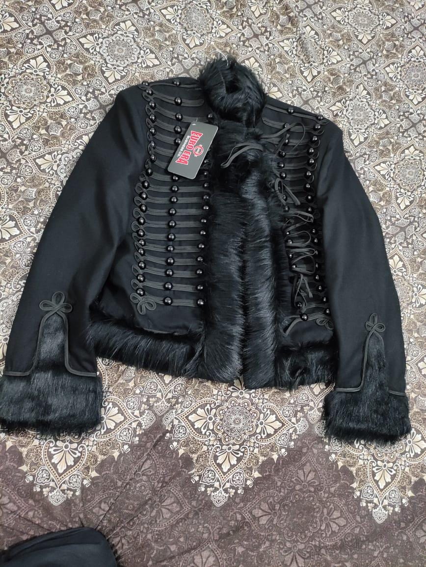 Napoleonic 18th century Brunswick Officer Hussars Pelisse Tunic Jacket