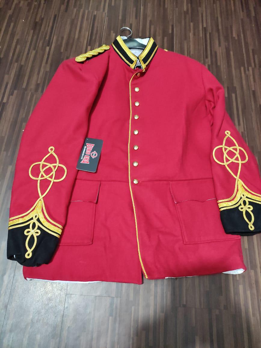 1879 British Empire Anglu Zulu War Officer Tunic: Vintage Military Uniform