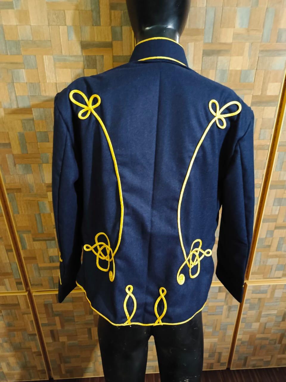 Napoleonic Hussars Tunic Jacket: Gold Button Officer Coat