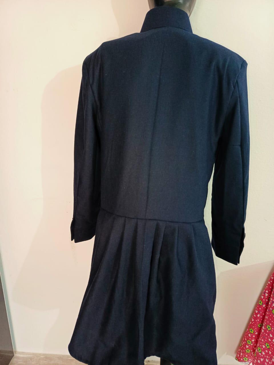 Regency Naval Officer Frock Coat: 18th Century Inspired Navy Blue