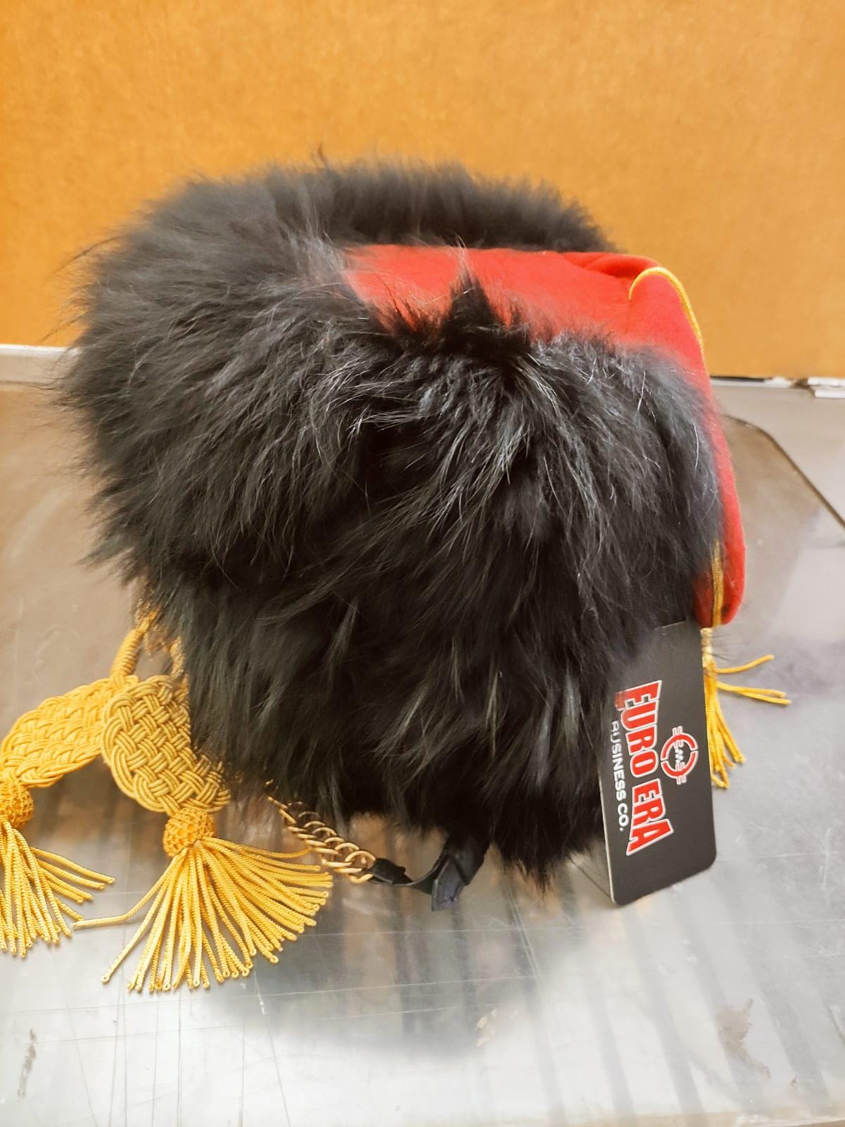 Napoleonic Hussar Guard Busby Cap: Leather Colback, Horse Hunter