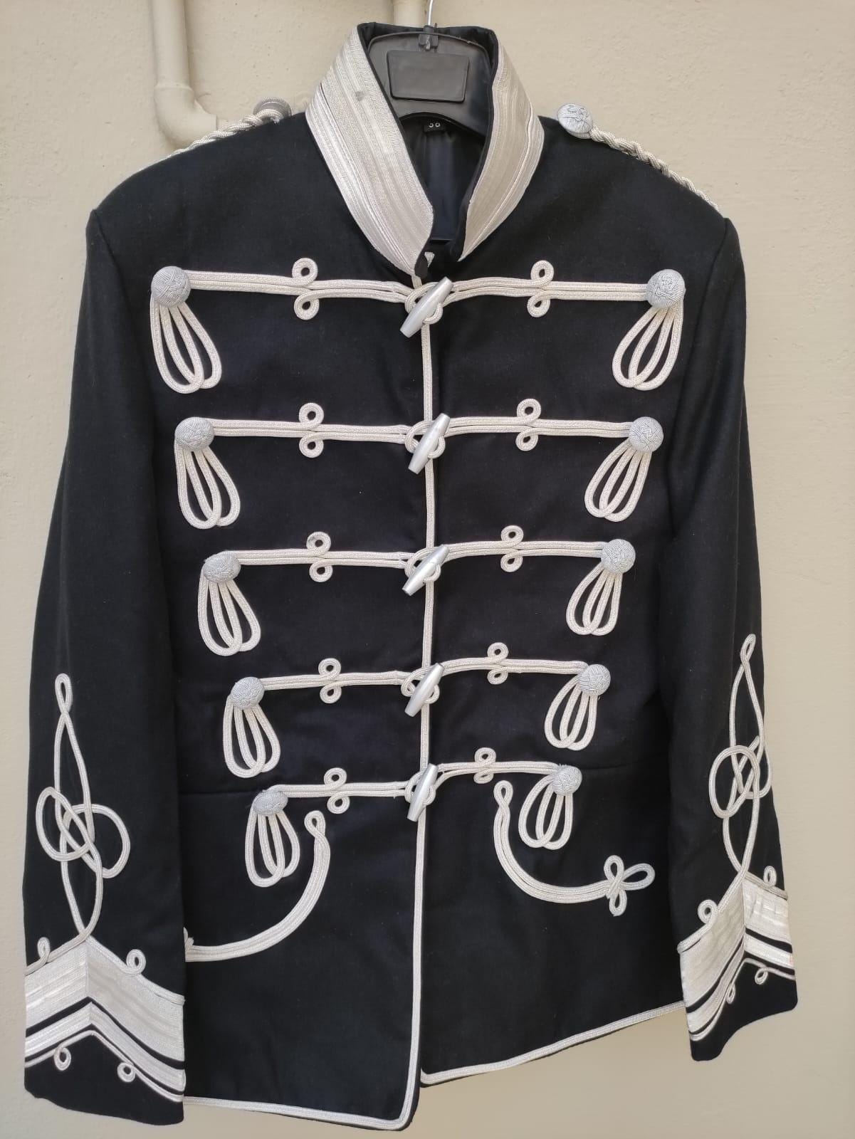 Prussian Hussar Attila Tunic Jacket: Napoleonic Military Coat