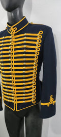 Napoleonic Hussars Wool Jacket: Gloucestershire Officer Style