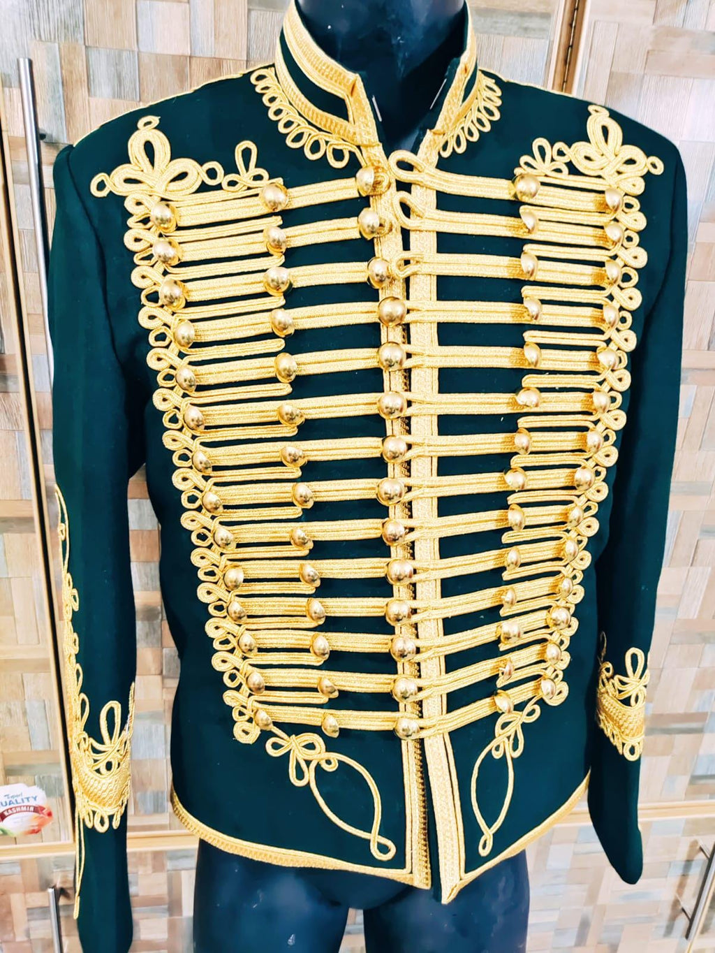 Napoleonic Hussars Wool Jacket: 11th Hussars Officer Style